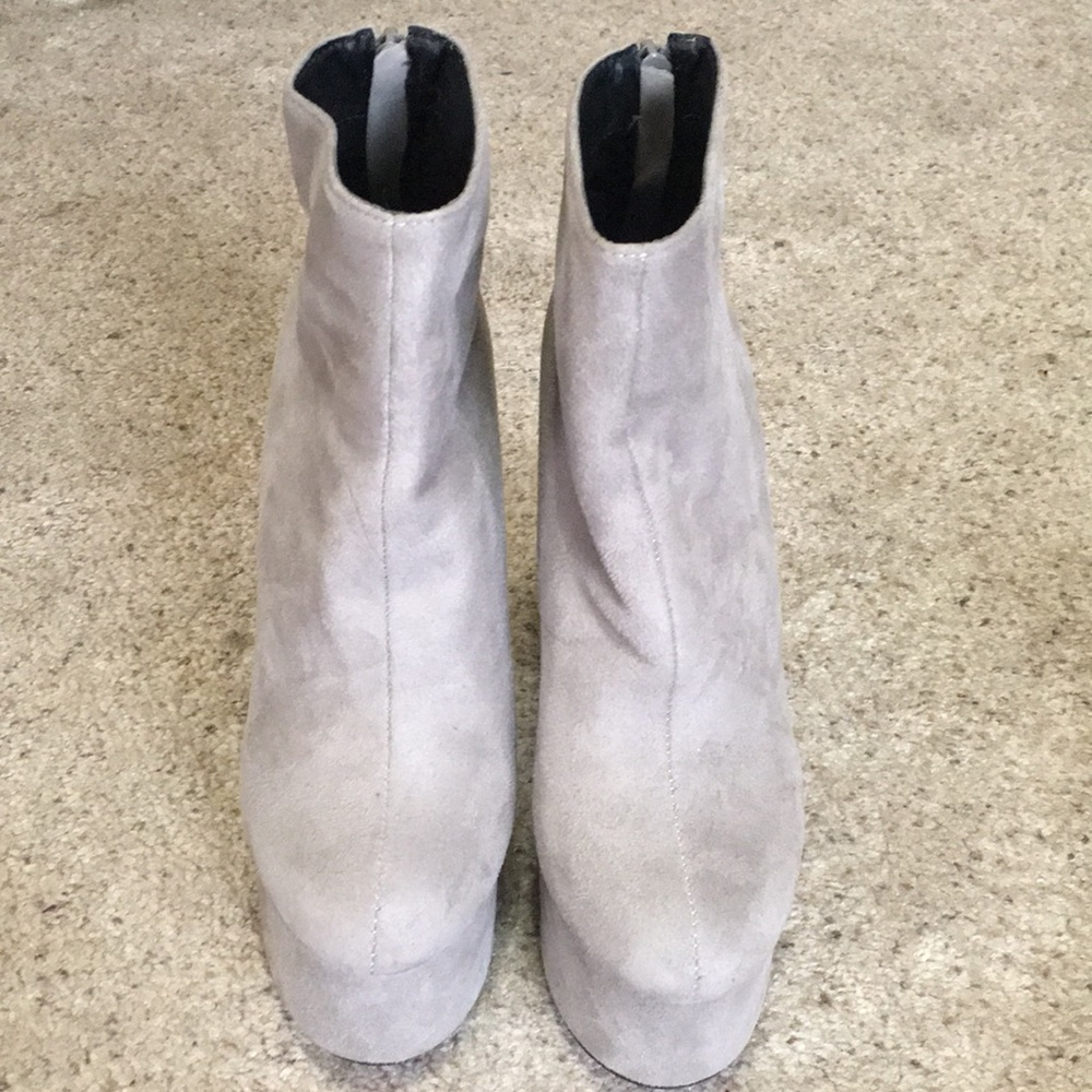 Gray Booties